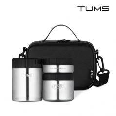 텀스 스텐 보온도시락 세트 3P 파우치