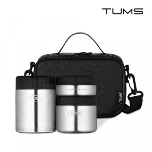 텀스 스텐 보온도시락 세트 3P 파우치