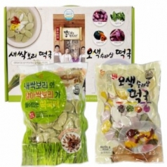 김수미 밥은 먹고다니냐 새싹보리떡+오색떡 세트