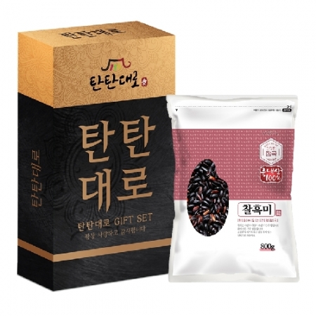 탄탄대로 국산100% 찰흑미800g 세트 (T807) #2
