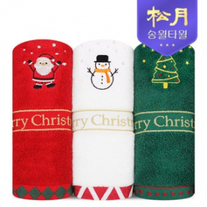 [송월타올 ] 메리 크리스마스 140g 1P