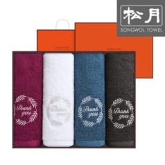 호텔 라운드 땡큐 타올 170g 4p