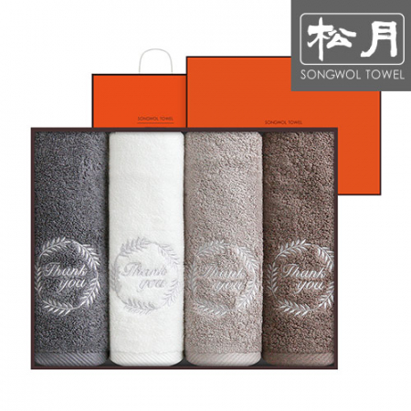 [송월타올] 호텔 라운드 땡큐 타올150g 4p #2