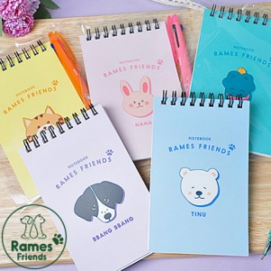 라메스프렌즈 스프링 수첩 +3색 볼펜세트