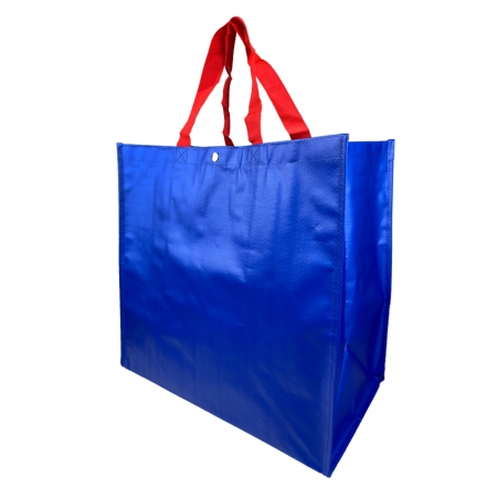 블루 타포린 가방 대형 42x40x25cm 150g #2