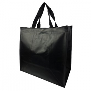 블랙 타포린 가방 대형 42x40x25cm 150g