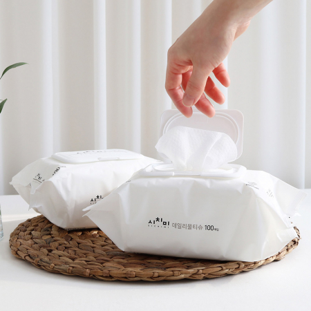 시치미 순한 캡형 물티슈 100매X1팩 #2