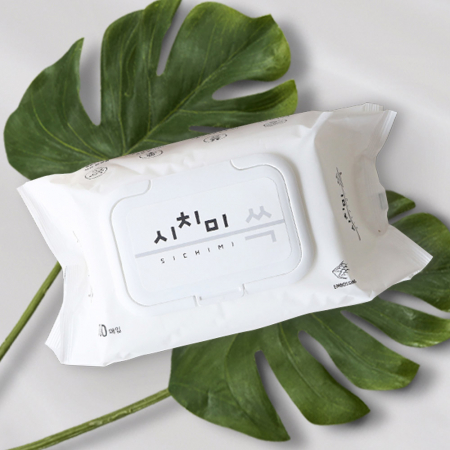 시치미 순한 캡형 물티슈 100매X1팩 #6