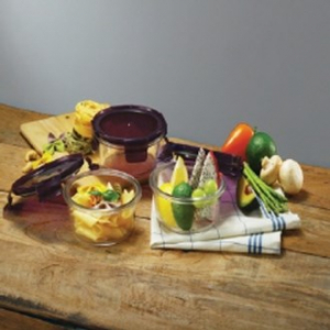 도나티 강화 원형 소 3조 밀폐용기 세트