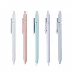 포인트 파스텔 노크 볼펜 0.7mm