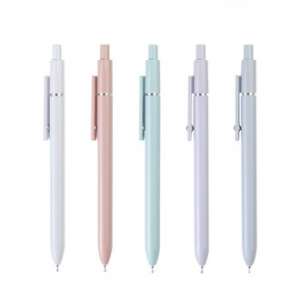 포인트 파스텔 노크 볼펜 0.7mm