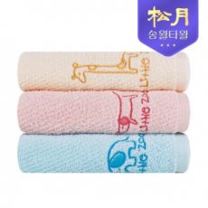 [송월타올] 리틀쥬 후염 34 세면 타올