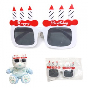 [양초 생일 안경] 케익안경 / 파티안경