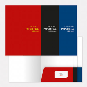 원포켓 종이화일 (고급형/포켓 100mm/기성)