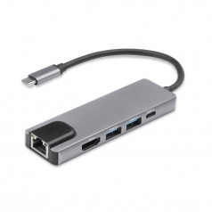 머레이 멀티허브 젠더C-TYPE LAN USB HDMI C-MULTI, 머레이 4IN1 C타입 멀티허브