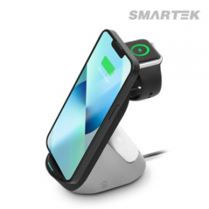 스마텍 15W 3in1 고속 무선 충전 거치대 STQC-3ONE