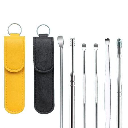 [비빅스] 6종 가죽 커버 귀청소 세트 #2