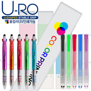 유로 멀티 5in1 3링 터치펜 UV & 메이트 지우개 세트
