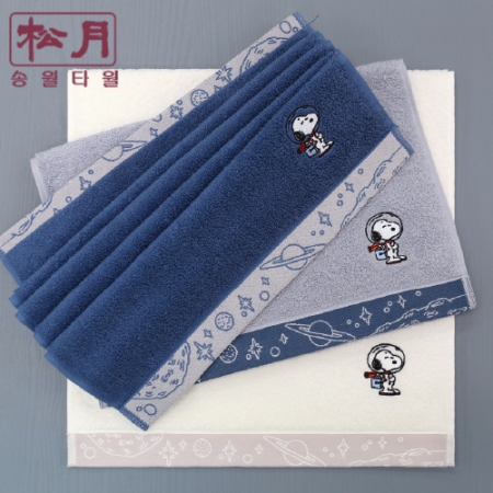 [송월타올] 스누피 스페이스40 세면타올 #4