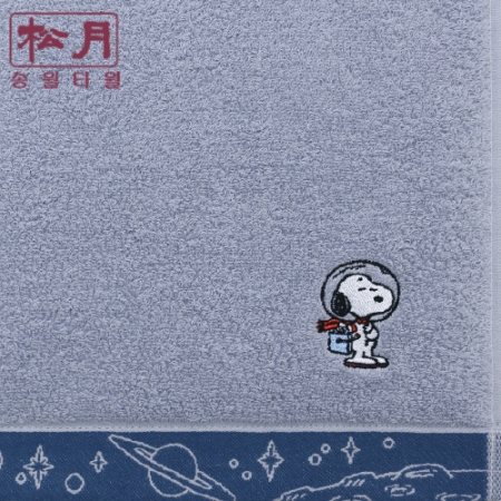 [송월타올] 스누피 스페이스40 세면타올 #5