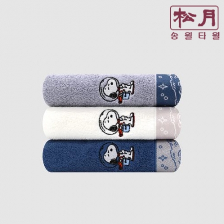 [송월타올] 스누피 스페이스40 세면타올 #6