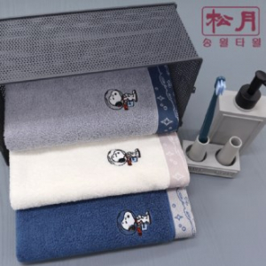 [송월타올] 스누피 스페이스40 세면타올