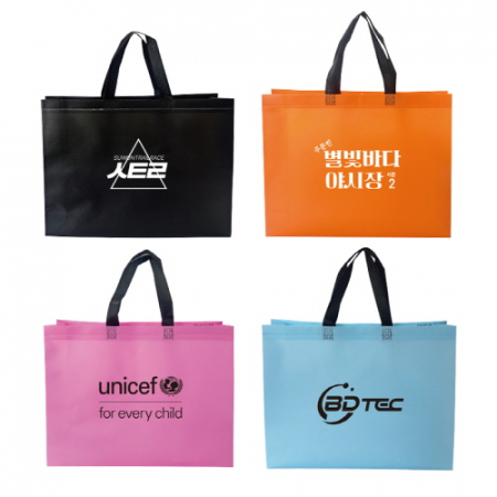 M형 부직포가방 코팅대형 42 x 32 x 10 #2