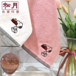 송월 주방 스누피 블럭블랙 34 고리타올