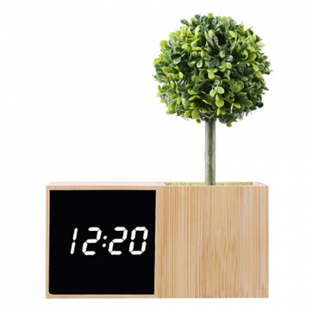 코비 BL70 대나무 무소음 LED 알람시계 #2