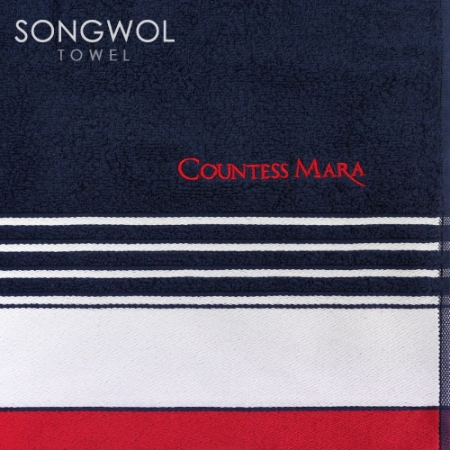 송월 3매입 세트) CM 2단 다이아라인 우산+ CM 포라인 타올 #9