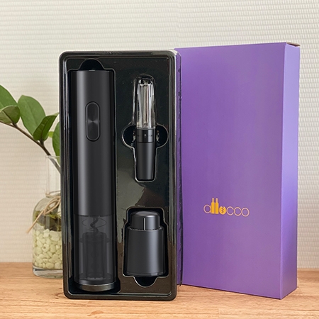 시그니쳐 4in1 원터치 전동 자동 와인오프너 풀세트 와인소품 와인 병따개 병따기 #3