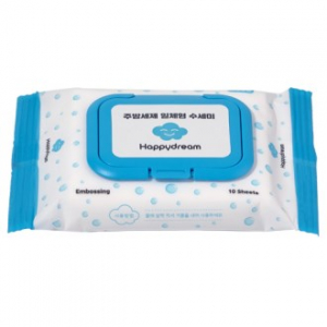 해피드림 매직 주방세제 일체형 베이직 수세미 90g 10매