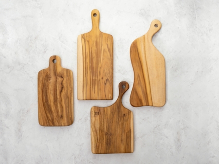 [리베바움] 티크목 플레이팅 도마 피크닉 4 - 각인 #5