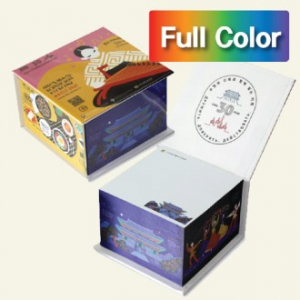 [풀컬러] 양장하드커버형 측면 전사 점착메모지 81x78 500매