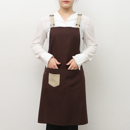배색 포켓 앞치마, 남자 여자 단체 행사 H형 #3