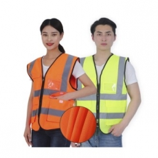 에코라이프 그리드 반사 메쉬 망사 조끼 CBH390