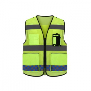 에코라이프 다기능 반사띠 안전통제 메쉬 망사 조끼 CBH391