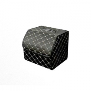 카테크 가죽 트렁크 정리함 차박 수납 박스 폴딩 박스 (대) CBH513