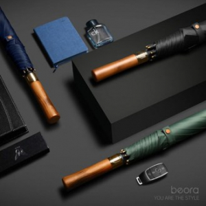 우드손잡이 프리미엄 골프우산 70