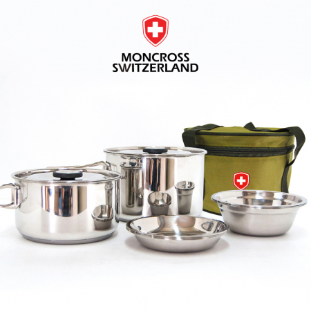 [몽크로스] 하우젠 스테인레스 코펠 3~4인용 11P MC-KH3 #2