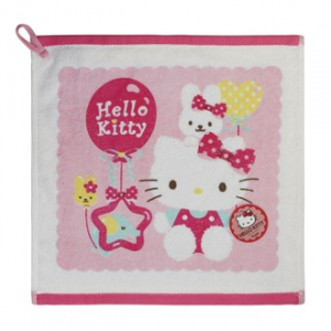 헬로키티 핸드나염 매직풍선 손수건 MJ 36x36cm