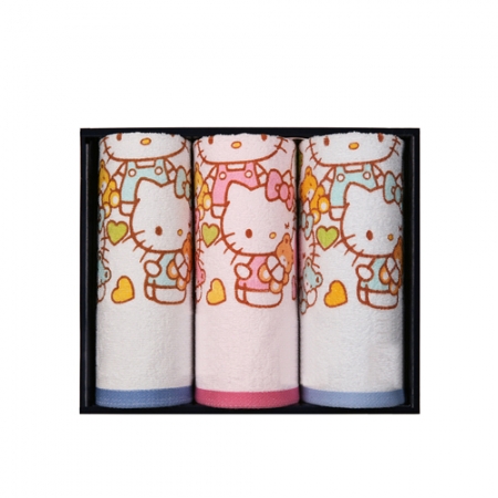 헬로키티 하트 매직 나염 타올 MJ #3