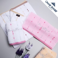 오마샤리프 하모니 자수 타올 MJ