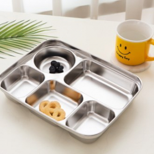 국내제조 스테인레스 304 5구식판 1650ml