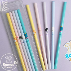 라메스프렌즈 파스텔 연필 5P세트 (투명케이스 세트)