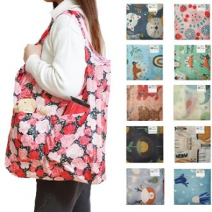 빅사이즈 고급형 투포켓 로맨스 폴딩 에코백