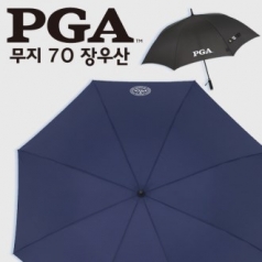[PGA우산] 무지 70 장우산 자동우산