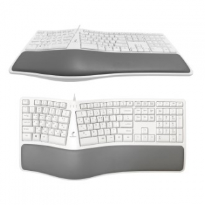 플레오맥스 손목받침 인체공학 유선 키보드 PEK-N3000