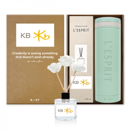 레스쁘리 2P 디퓨저세트 L, 디퓨저 50ml + 마카롱 텀블러 300ml #3