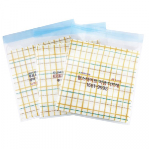 홍보용 컬러인쇄 행주 (체크) OPP포장 (1P)